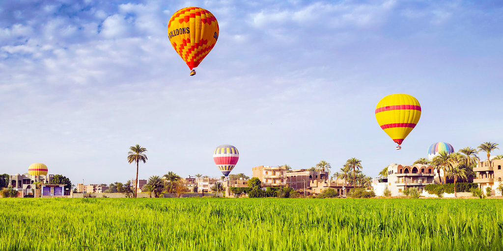Luxor Hot Air Balloon Ride Tour in Egypt