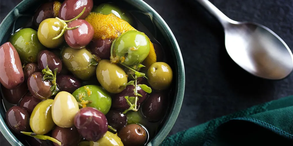 Marinated Olives Egyptian Food | Egyptian Cuisine | Traditional Egyptian Food