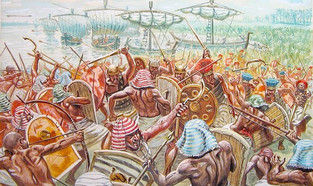 Battle of Djahy History - Battle of Djahy Facts - Ramses III and The Sea Peoples