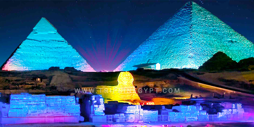Sound and Light Show at Giza Pyramids Sound and Light Show Giza Pyramids - 25 Things to Do in Cairo - Trips in Egypt