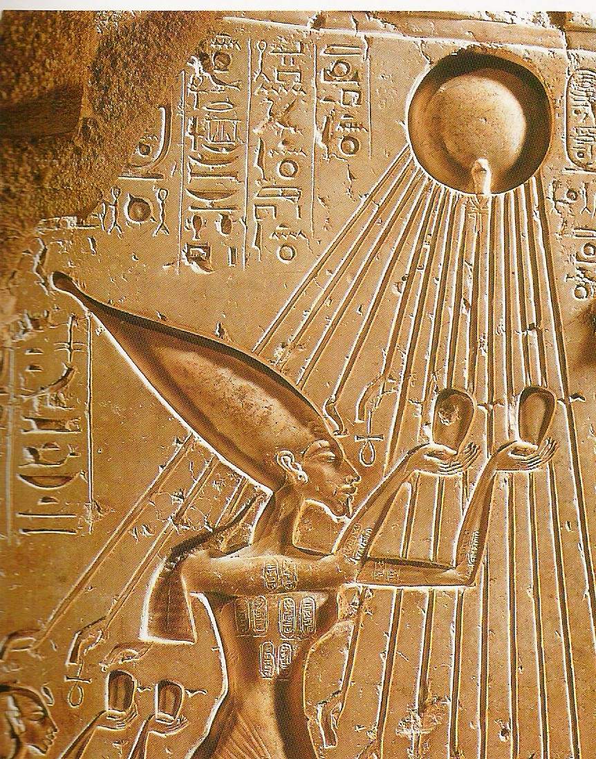 Akhenaten Receiving Aten Holy Spirit