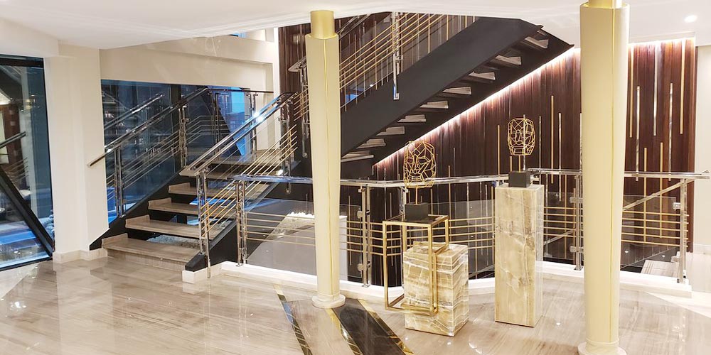 Bright Lobby of Concerto Nile Cruise – Trips in Egypt