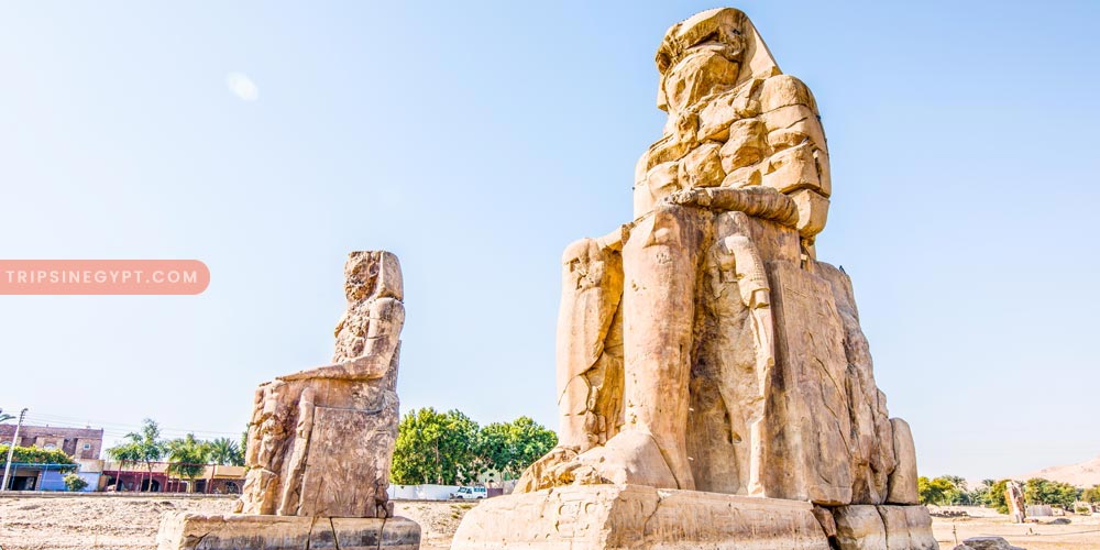 Colossi of Memnon Gallery – Trips in Egypt
