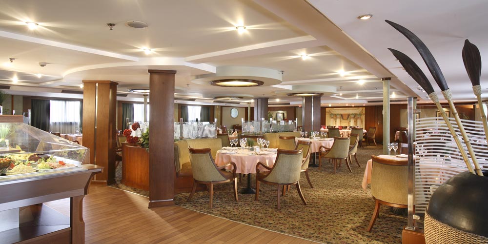Restaurant of Sonesta Star Goddess Nile Cruise – Trips in Egypt