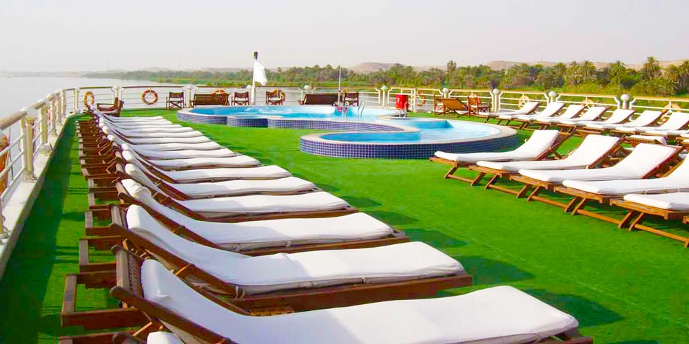 Sun Decks of Concerto Nile Cruise – Trips in Egypt