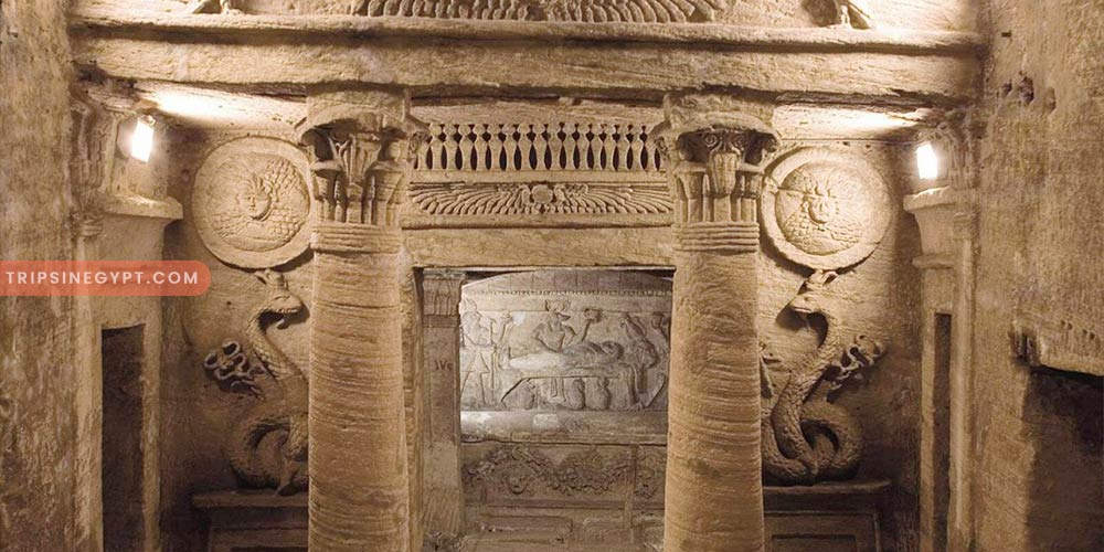 Catacombs of Kom El Shoqafa Gallery – Trips in Egypt