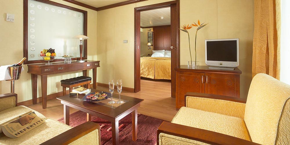 Guest Suite of MS Kon Tiki Nile Cruise – Trips in Egypt