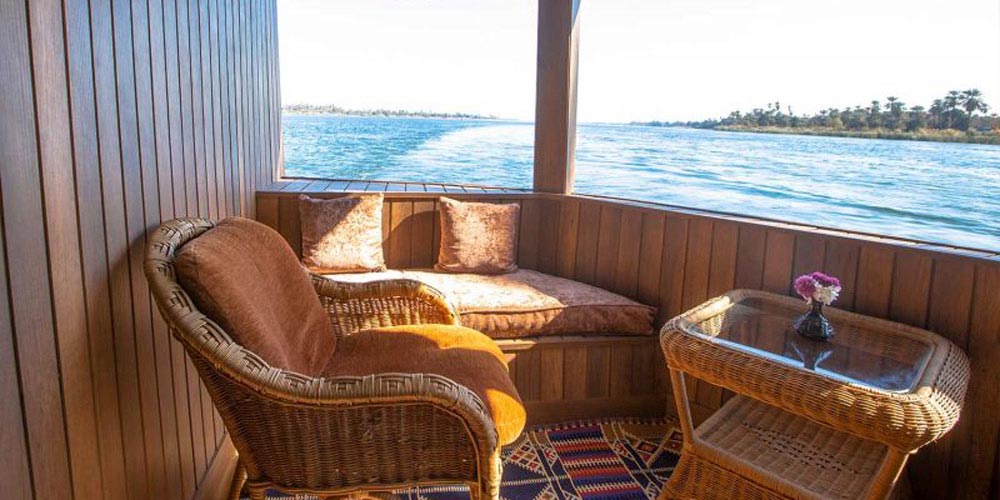 Nile River View from Nuun & Nuut Dahabiya Nile Cruise – Trips in Egypt