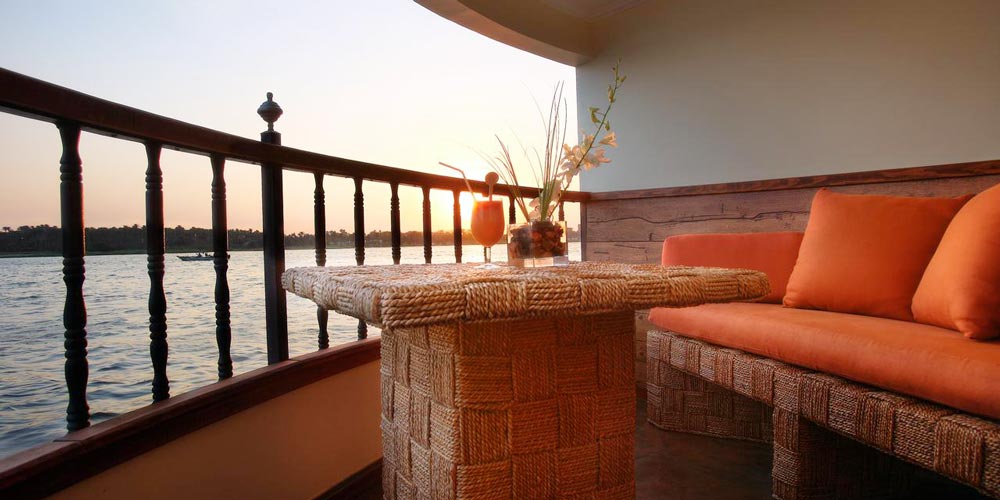 Nile View Suite of Sonesta Amirat Dahabiya Nile Cruise – Trips in Egypt