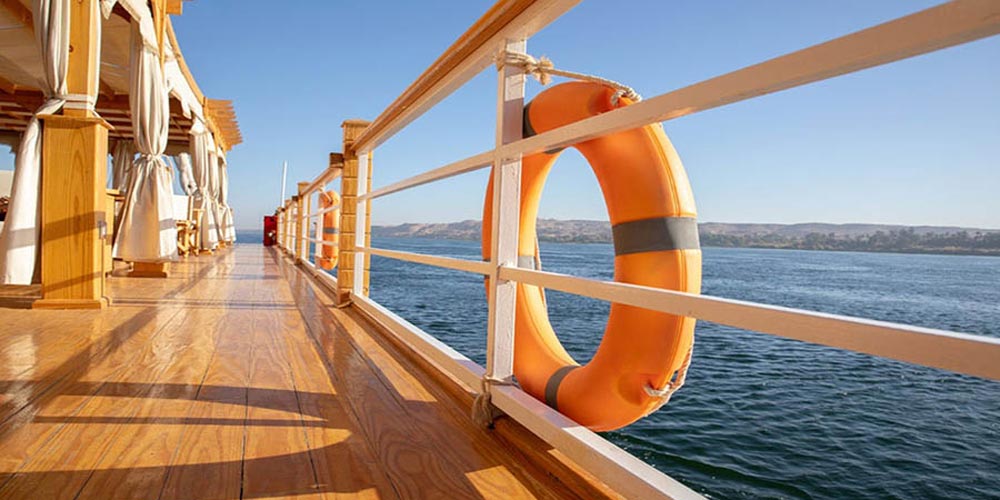 Nile View from Aida Dahabiya Nile Cruise – Trips in Egypt