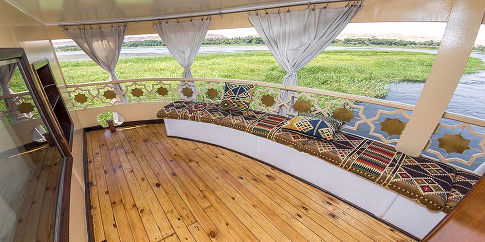 Nile View from Asiya Dahabiya Nile Cruise – Trips in Egypt