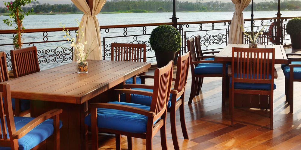 Restaurant of Sonesta Amirat Dahabiya Nile Cruise – Trips in Egypt