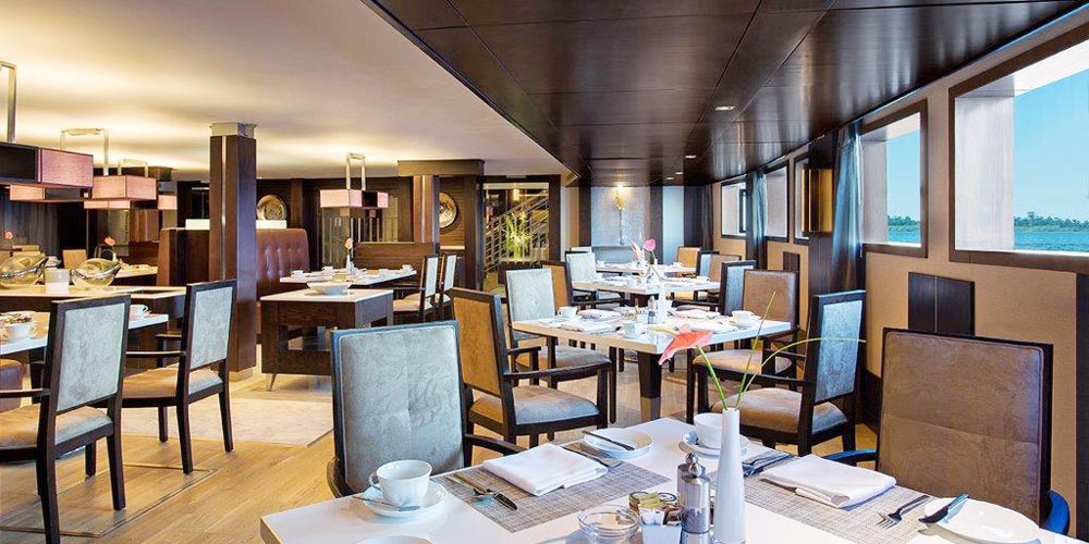 Resturant of Oberoi Philae Nile Cruise – Trips in Egypt