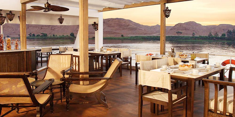 Resturant of Sanctuary Sun Boat III Nile Cruise – Trips in Egypt