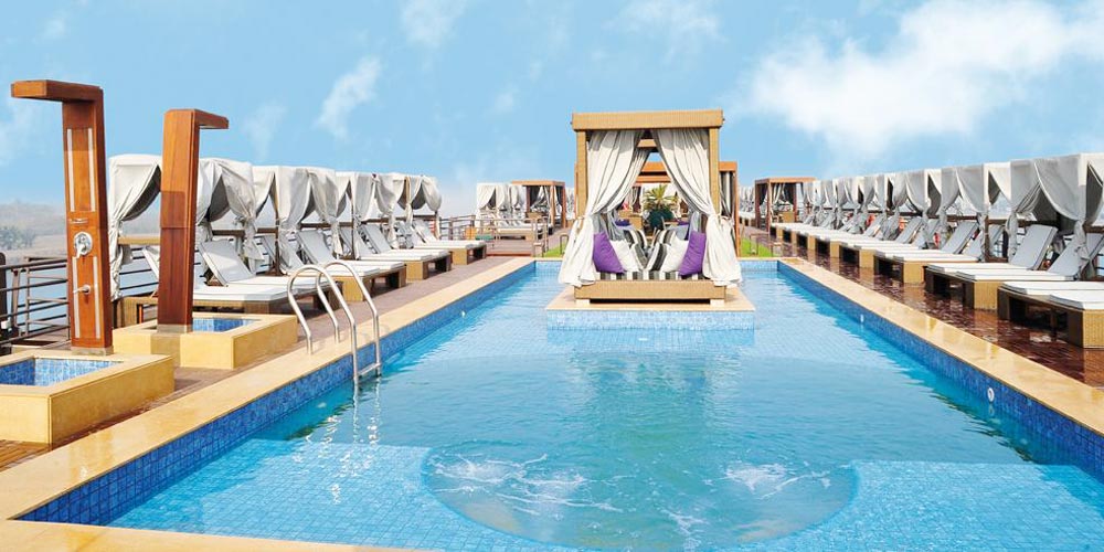 Sun Deck of MS Esplanade Nile Cruise – Trips in Egypt