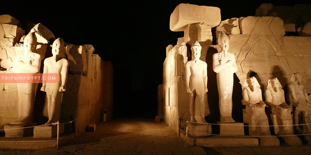 Sound and Light Show at Karnak – Trips in Egypt