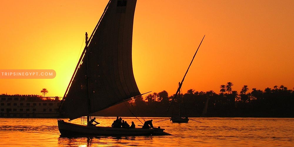 Felucca In Aswan At Night - How to Spend A Night In Aswan - Trips In Egypt