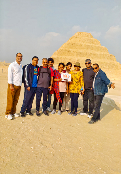Trips in Egypt Customers at Saqqara