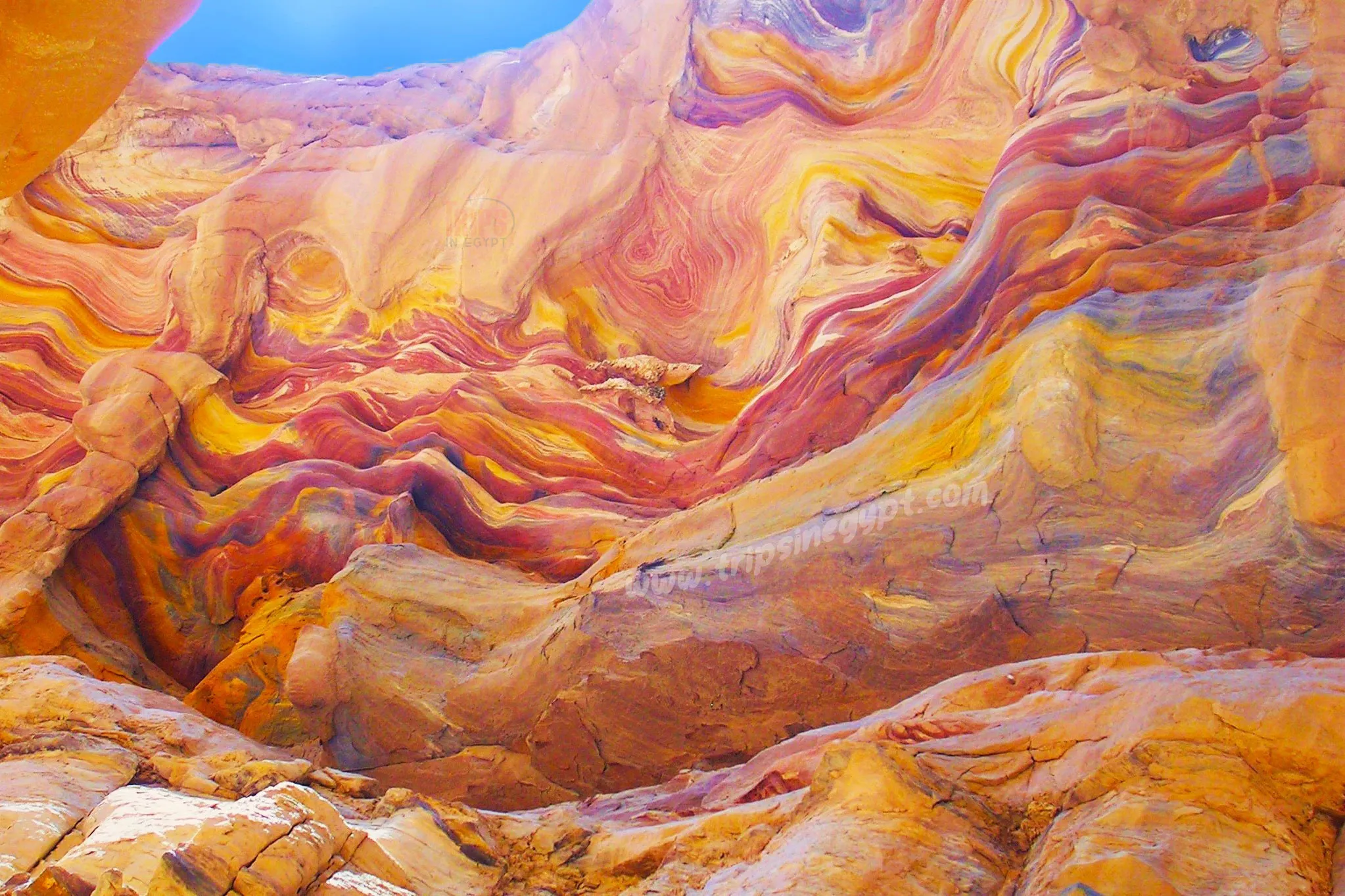 Colored Canyon in Egypt