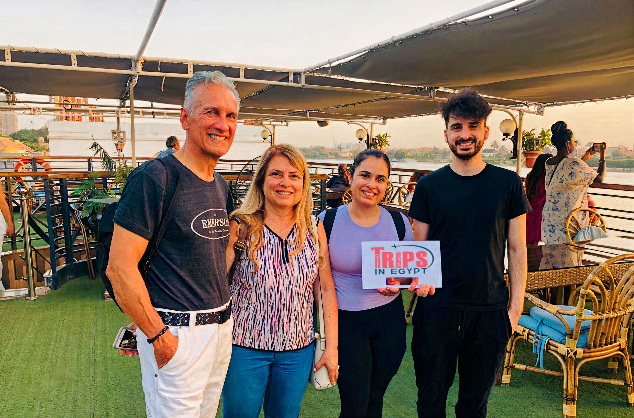 Trips in Egypt Customer at the Cruise