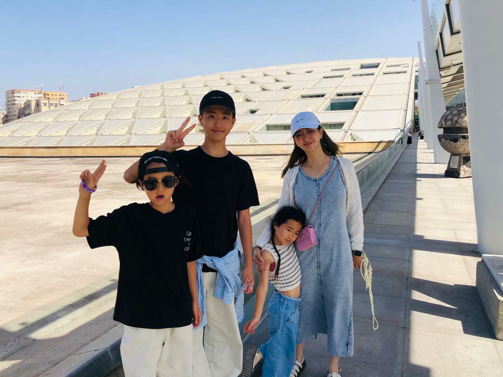 Trips in Egypt Customers at Alexandria Library