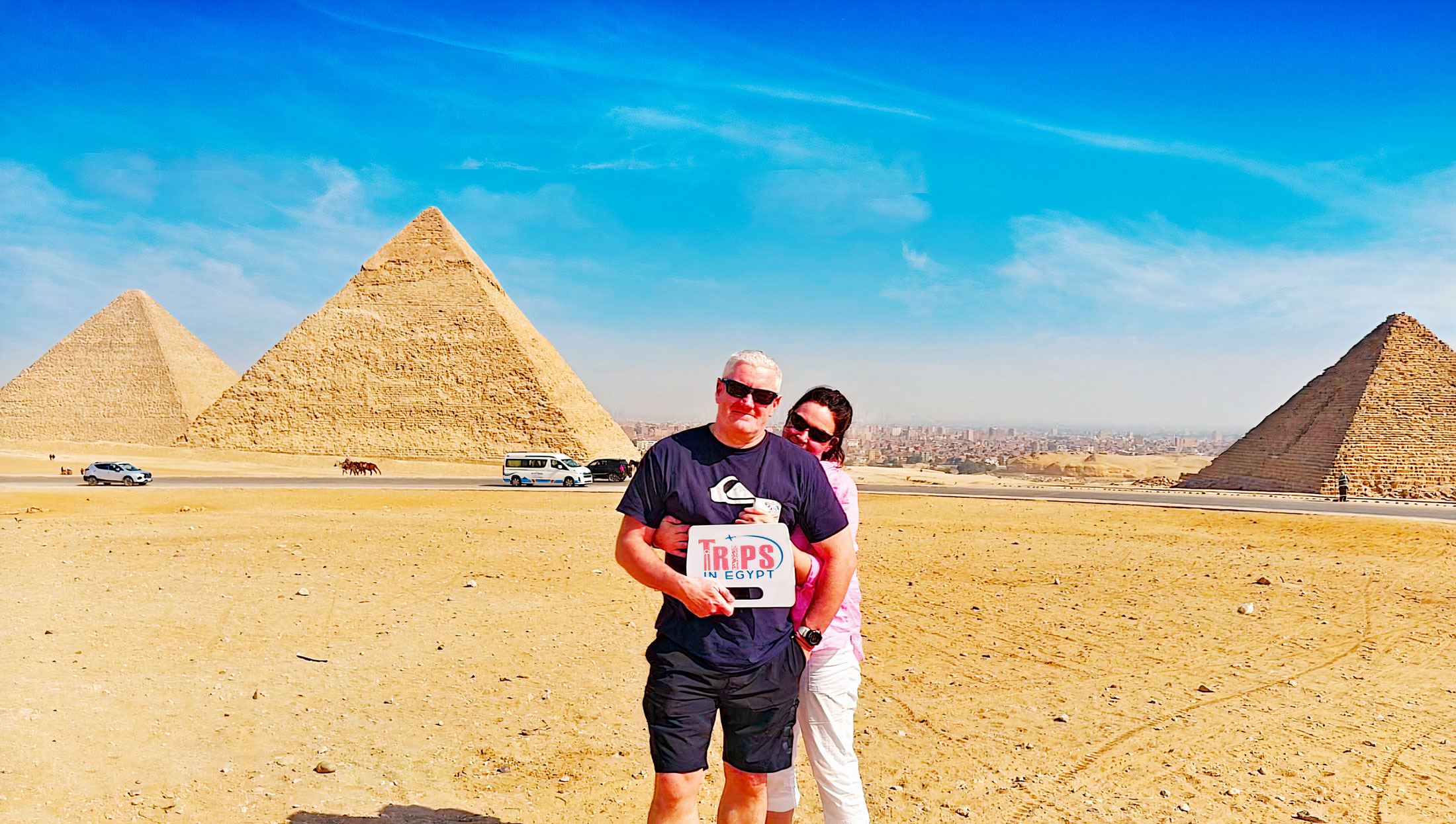 Trips in Egypt Customers at Giza Complex