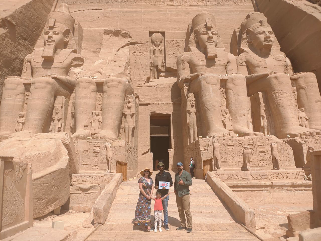 Trips in Egypt Client at Abu Simbel Temple - Trips in Egypt
