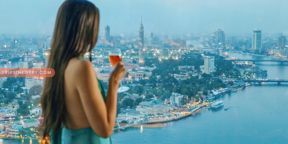 Dinner at Cairo Tower (4) - Trips in Egypt