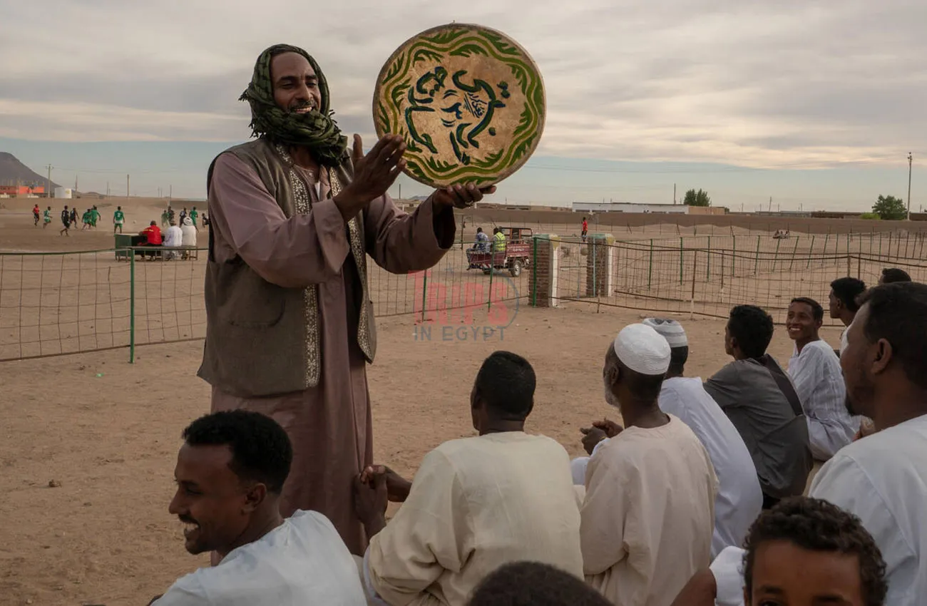 Cheering the Nubian Crowd at A Football Match - Trips in Egypt