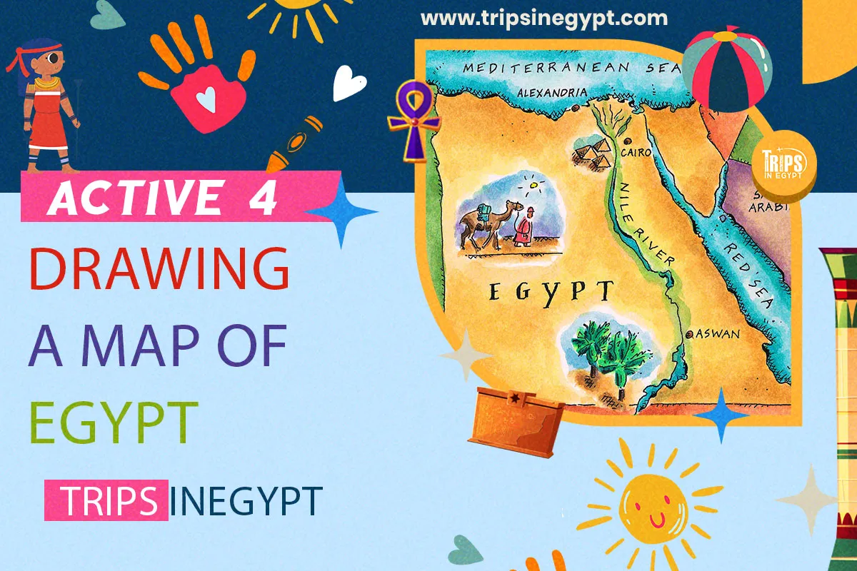 Drawing a Map of Egypt - Trips in Egypt - Trips in Egypt