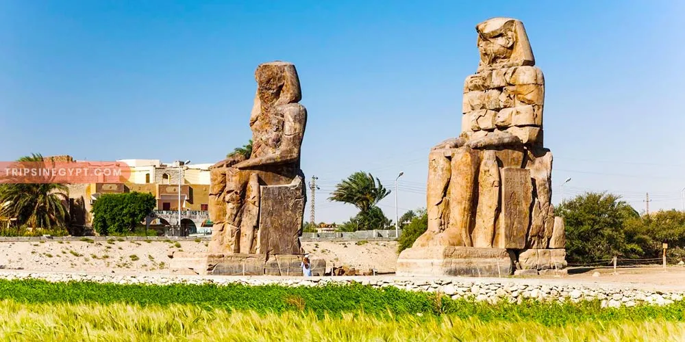 Colossi of Memnon - Best Places to Visit in Egypt During the Christmas - Trips in Egypt