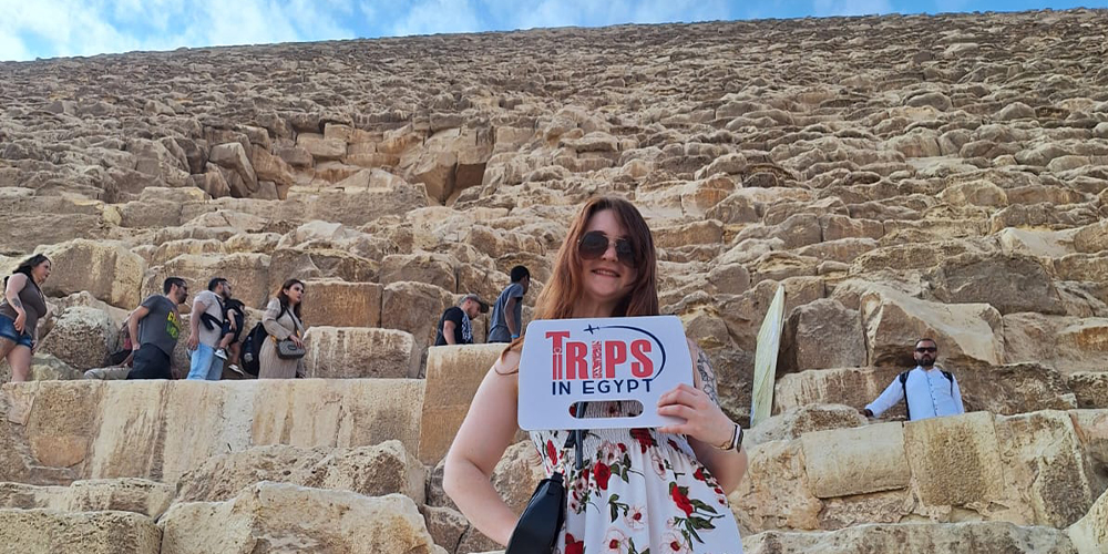 Trips in Egypt Client at Giza Pyramids Complex - Trips in Egypt (1)