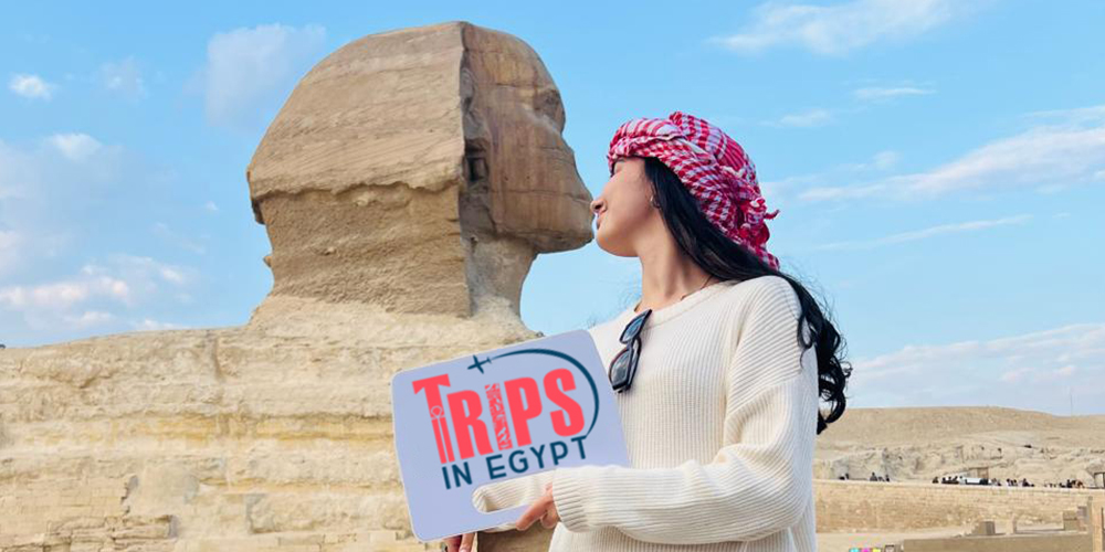 Trips in Egypt Client at Great Sphinx Area - Trips in Egypt (1)