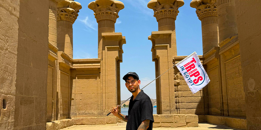 Trips in Egypt Client at Philae Temple - Trips in Egypt