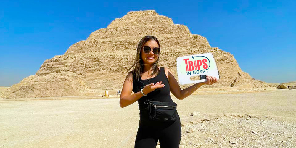 Trips in Egypt Client at Saqqara Step Pyramid - Trips in Egypt (2)