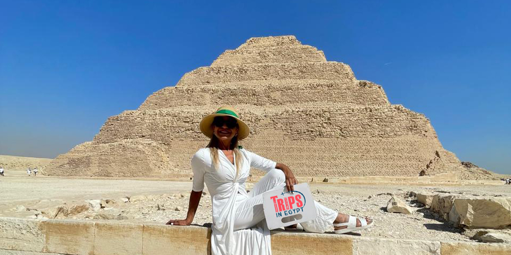 Trips in Egypt Client at Saqqara Step Pyramid - Trips in Egypt (3)