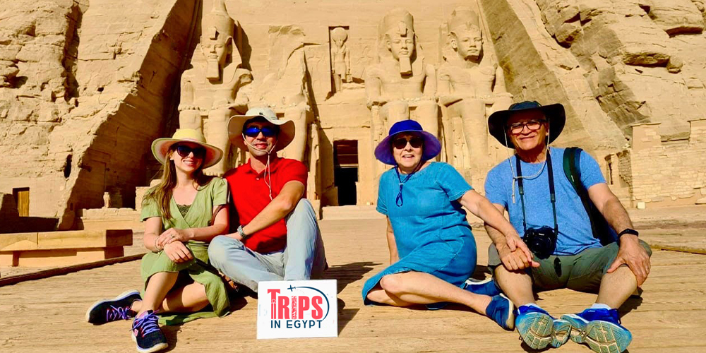 Trips in Egypt Client at Abu Simbel Temple - Trips in Egypt