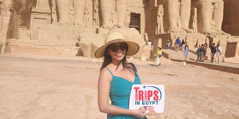 Trips in Egypt Client at Abu Simbel Temple - Trips in Egypt