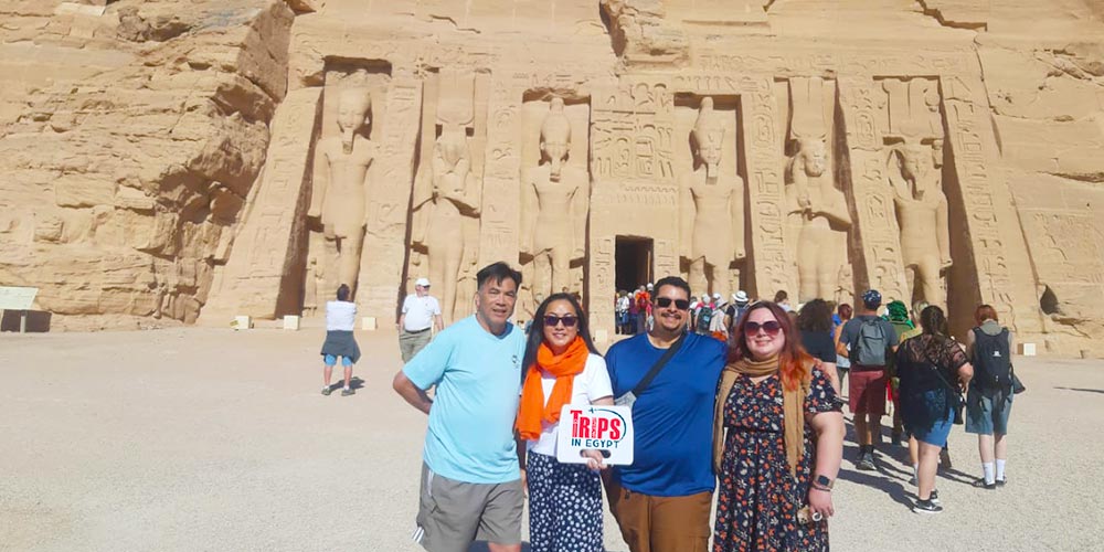 Trips in Egypt Client at Abu Simbel temples - Trips in Egypt