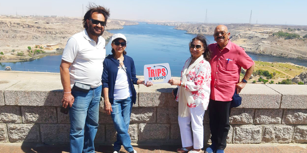 Trips in Egypt Client at Aswan High Dam - Trips in Egypt