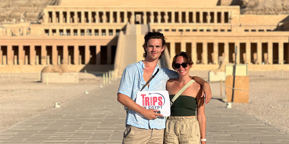 Trips in Egypt Client at Hatshepsut Temple - Trips in Egypt