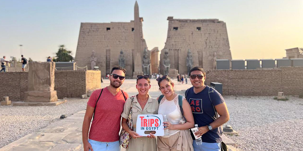 Trips in Egypt Client at Luxor Temple - Trips in Egypt