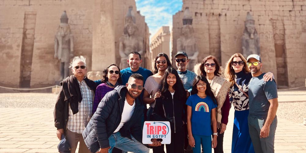 Trips in Egypt Client at Luxor Temple - Trips in Egypt
