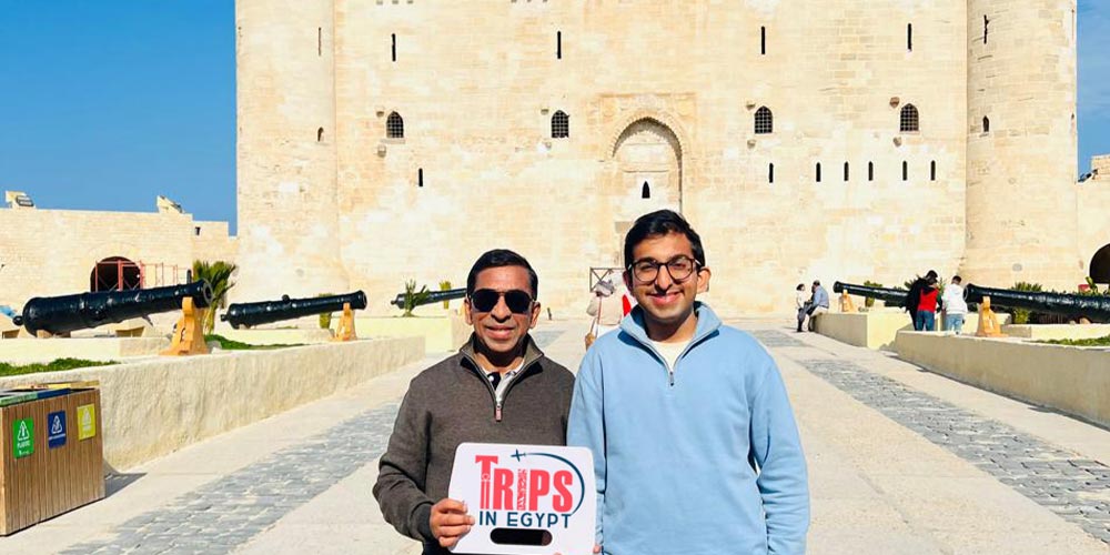 Trips in Egypt Client at Qaitbay Citadel - Trips in Egypt