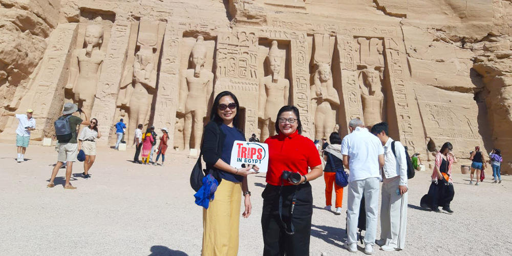 Trips in Egypt Client at Queen Nefertari Temple - Trips in Egypt