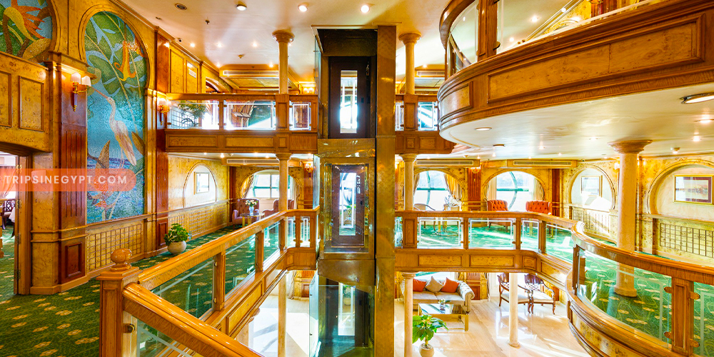 Entrance of MS Chateau Lafayette Nile Cruise - Trips in Egypt