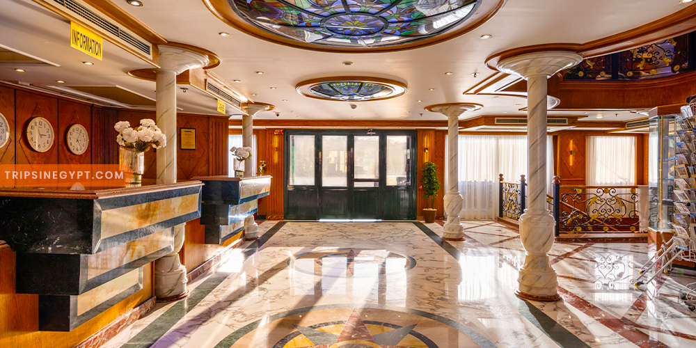 Entrance of MS Nile Crown I Nile Cruise – Trips in Egypt