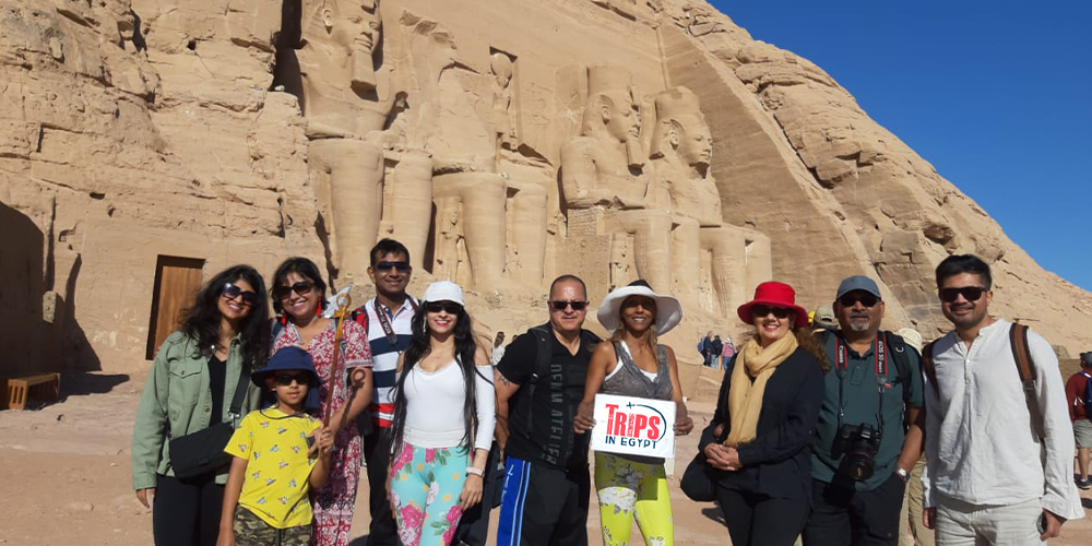 Trips in Egypt Client at Abu Simbel Temple - Trips in Egypt