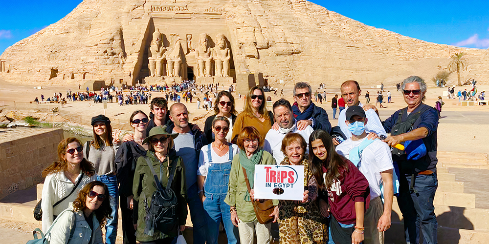 Trips in Egypt Client at Abu Simbel Temple - Trips in Egypt