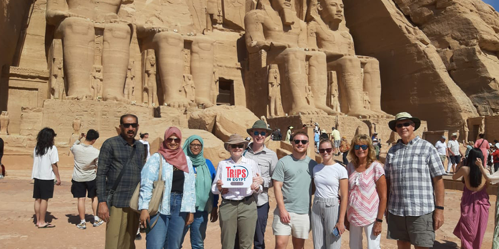 Trips in Egypt Client at Abu Simbel Temple - Trips in Egypt
